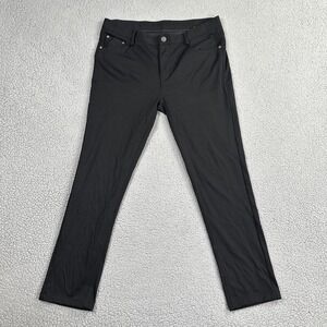 Paisley & Gray Slim Fit Pants Men 36x30* Black Stretch 5-Pocket Chino